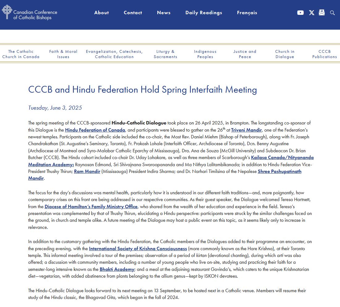 Canadian conference of catholic bishops